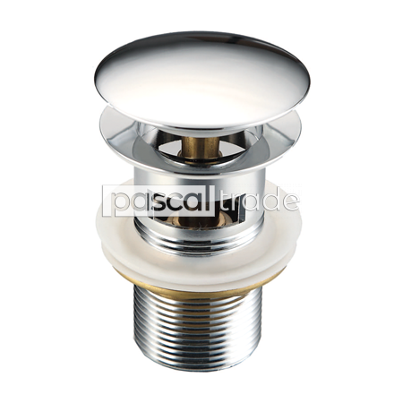 ZEISSLER-TIM — Донный клапан с переливом (хром)(латунь) BARO803B