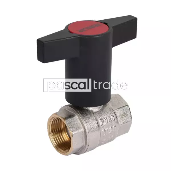 ZEISSLER-TIM — Кран шаровой, ручка-пластмассовая, вр-вр