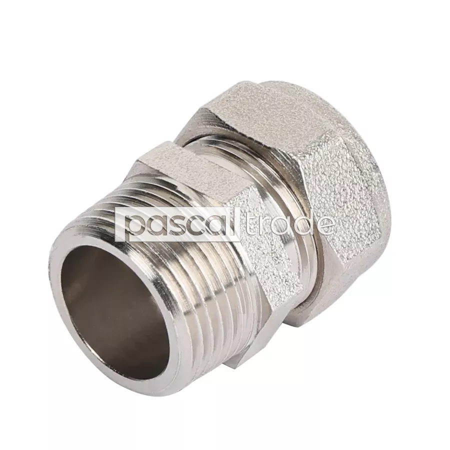 ZEISSLER-TIM — Муфта труба-нар. резьба (никелированная) ZTI.611