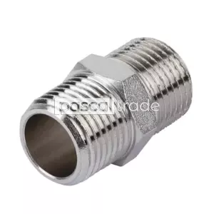 Ниппель никелированный  усильный 1/2" ш/ш (ZEISSLER)