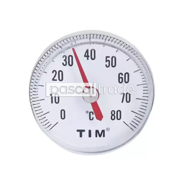 ZEISSLER-TIM — Термометр биметаллический d 40 мм, аксиальное присоединение